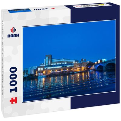 Noah Jigsaw Puzzle John Lewis Building and The River Thames at Dusk, Kingston, Surrey, England, UK 1000 Pieces