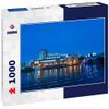 Noah Jigsaw Puzzle John Lewis Building and The River Thames at Dusk, Kingston, Surrey, England, UK 1000 Pieces view 1