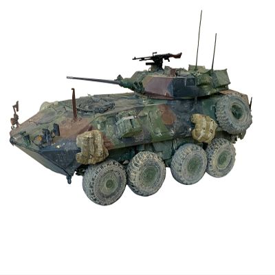 FMOCHANGMDP Tank 3D Puzzles Plastic Model Kits, 1/35 Scale US LAV-25 SLEP Service Life Extension Program Model, Adult Toys and Gift, 7.3 x 3.1Inchs