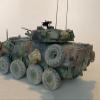 FMOCHANGMDP Tank 3D Puzzles Plastic Model Kits, 1/35 Scale US LAV-25 SLEP Service Life Extension Program Model, Adult Toys and Gift, 7.3 x 3.1Inchs view 2