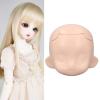 Blank Doll Head, Replacement Exquisite Ball Jointed Doll Head Silicone for 1/12 Ball Jointed Doll for Adults (Normal White) view 2