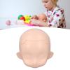 Blank Doll Head, Replacement Exquisite Ball Jointed Doll Head Silicone for 1/12 Ball Jointed Doll for Adults (Normal White) view 3