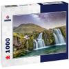 Noah Jigsaw Puzzle Famous Travel Location in Iceland. Kirkjufell Waterfalls at Night 1000 Pieces view 1