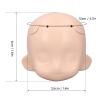 Blank Doll Head, Silicone Replacement Ball Jointed Doll Head Exquisite for 1/12 Ball Jointed Doll (Normal White) view 2