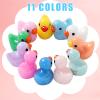 LOUHUA 220 Pcs Mini Resin Ducks Bulk, Colorful Tiny Duck Figurines for Miniature Dollhouse Decor, Fairy Garden, Aquarium Landscape, DIY Crafts, Party Favors, Hide & Seek Game, Classroom Activities view 3