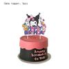 25PCS kuromi and melody Cake Toppers Cupcake Toppers Cake Decorations,kuromi and melody Birthday Party Supplies Decorations (25pcs) view 3