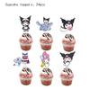 25PCS kuromi and melody Cake Toppers Cupcake Toppers Cake Decorations,kuromi and melody Birthday Party Supplies Decorations (25pcs) view 4