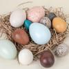 ibasenice Mushroom Decor Wooden Fake Eggs Easter Eggs for Craft for Crafts and Spring Easter Party Decorations Toys view 2