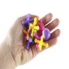 3 Large Neon Plastic Jacks Game Sets - Tiny Classic Game - Party Favors - Gift Bags - Goody Bags/Prizes/Rewards Box (3 Sets (10 Jacks & Bouncy Ball Each)) view 2