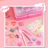 832 PCS Cute Vsco Vinyl Aesthetic Stickers, Luxury Guka Suit+Storage Box, Gooka Stickers/Hand Account for Girls, Kids, Children (X021) view 4