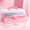 592 PCS Cute Vsco Vinyl Aesthetic Stickers, Luxury Guka Suit+Three-Layer Storage Box, Gooka Stickers/Hand Account for Girls, Kids, Children (X017) view 3