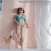 1/6 Scale Female Body,12inch Super Flexible Female Large Bust Anime Tall Seamless Action Figure Body Collectible (S51A Suntan Skin with Undetachable Feet) view 2