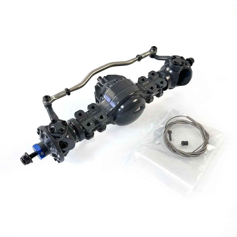 JDM Differential Lock Metal Front Axle for 1/14 Rc Dump Tractor Truck Model