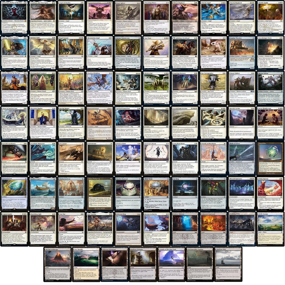 Commander Elesh Norn Triggers Deck - Mono White - EDH cEDH - Elesh Norn, Mother of Machines - 100 Card - Custom Magic The Gathering Deck - Very Strong!