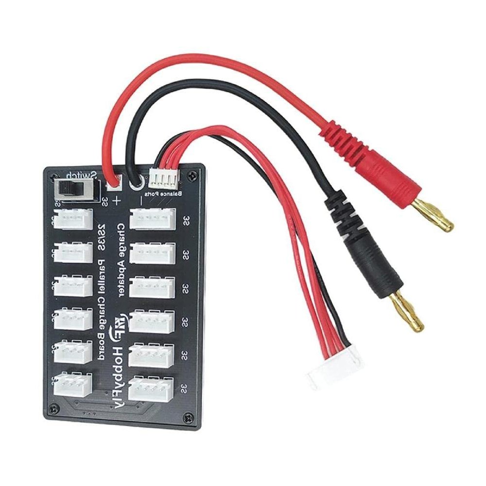 2S-3S XH Plug- Parallel Charging Board for Imax-B6 B6AC 6-in-1 Multi-Parallel Balanced Charging Expansion Board Charger Plate Board