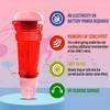 Novelty Place Echo Mic for Kids and Toddlers - Battery-Free Magic Karaoke Microphone Voice Amplifying Retro Toy for Singing, Speech & Communication Therapy - 10" (Red & Pink) view 3