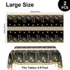 2 PCS Construction Table Cloth Plastic Disposable Construction Birthday Party Supplies Tablecloth Rectangle Dump Truck Table Covers for Kids Boys Construction Birthday Party Decorations, 54 x 108 Inch view 2