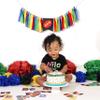 First Birthday High Chair Banner - Boy 1st Birthday Highchair Banner, Carnival Circus Banner for First Birthday, Boys Birthday Party Supplies, Fiesta Party Decorations view 4