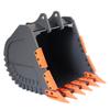 Metal Bucket for 1/14 Rc Hydraulic V2 Excavator Assembled Model DIY Jdm-106H view 1