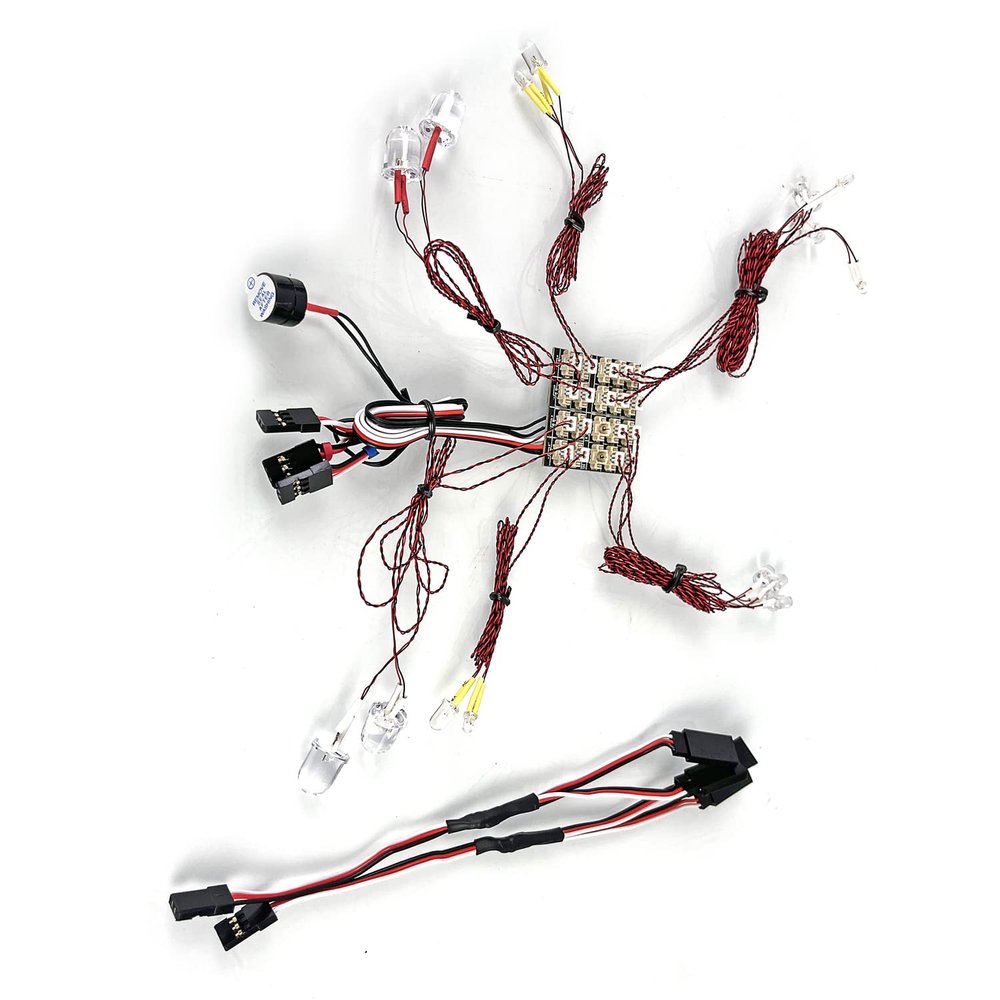 Led Light System for 1/14 Jdm-88 Hydraulic Rc Loader Model DIY Parts