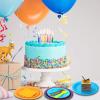 Karenhi 144 Pcs Rainbow Party Supply 7'' 9'' Paper Dinner Plates Colorful view 3