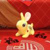 Almencla Chinese New Year Simulation Stuffed Animal Birthday Gifts Pillow Cartoon Collection for Holiday Sofa Bedroom Car Dashboard, Yellow 15cm view 4