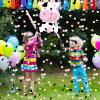 Aoriher Cow Piata with Blindfold and Bat, Farm Animal Theme Birthday Party Supplies Cow Piata for Birthday Party Favors Decor, 16 x 12 x 3.2 Inch view 4