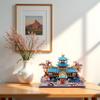 Alizdd Micro Building Blocks SetChinese Suzhou Garden Architecture and Cherry Blossom Bonsai Tree Building Toys for AdultsJapanese Sakura House ModelCreative Mini Bricks Gift for Kids 14+2350 pcs view 2