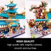 Alizdd Micro Building Blocks SetChinese Suzhou Garden Architecture and Cherry Blossom Bonsai Tree Building Toys for AdultsJapanese Sakura House ModelCreative Mini Bricks Gift for Kids 14+2350 pcs view 3