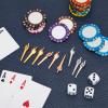 Jexine 18 Pcs Metal Cribbage Board Pegs Fit 1/8 Holes Funny Finger Gesture 3 Colors Unique Cribbage Pegs for Traditional Board Accessories(Middle) view 3