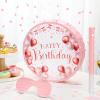 Sinmoe Birthday Piata with Stick Blindfold and Confetti Large Piata for Adult Men Women Birthday Party Supplies Decoration Wedding Anniversary(Rose Gold) view 4