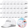 B bangcool DIY Kids Baseball Caps Hats - White DIY Creative Painting Polyester Sun Hat Sports Cap for Kids view 1
