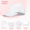 B bangcool DIY Kids Baseball Caps Hats - White DIY Creative Painting Polyester Sun Hat Sports Cap for Kids view 4