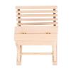 1:12 Dollhouse School Desk, Tiny Birch Wood Classroom Desk Chair for Child Room Library School Doll House Accessory view 1
