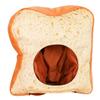 BEESUM 2023 Cute Toast Hat Plush Bread Dress Up Cap Mask for Halloween Christmas Party Costume (Yellow) view 2