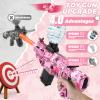 Electric Gel Ball Blaster Toys-Eco-Friendly Splatter Ball Blaster,Automatic Outdoor Games Toys for Activities Team GamePink view 2