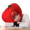 BEESUM 2023 Cute Cherry Hat Plush Fruit Dress Up Cap Mask for Halloween Christmas Party Costume view 2