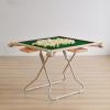 MJTABLE Folding Mahjong Table,Card Tables Folding Square 34.64 * 34.64" for 4 People, Wear-Resistant Desktop for Mahjong, Poker Blackjack,D view 1