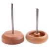 1 Set Manual Wood Bead Spinner String Seed Beads Quickly Tool Bead String Loader - (Color: Brown) view 3