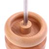 1 Set Manual Wood Bead Spinner String Seed Beads Quickly Tool Bead String Loader - (Color: Brown) view 4