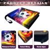 Soccer Card Binder 9 Pocket, Trading Card Binder with Sleeves, Sports Card Binder Collectible Trading Card Albums Fits 900 Cards with 50 Removable Sleeves view 4