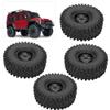 1/10 RC Tire, 4pcs 1 9in Edge Rubber Tire Skin, Inflatable Tire Upgrade Spare Parts Remote Tyre Car Model Tyre for Axial for SCX10 90047 for D90 D110 TF2 1/10 RC Crawler 120MM Hub Accessories(Black) view 4