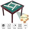 MJTABLE Wooden Mahjong Table, 35" Folding Square Card Tables, Wear-Resistant Nylon Desktop, Board Game Domino Table, Poker Cards, Mahjong, Board Games view 3