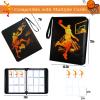 Basketball Cards Binder 900 Pockets, Trading Cards Holder Card Collectors Album,Trading Card Binder 9 Pocket with 50 Removable Sleeves for Basketball Card and Sports Card view 2