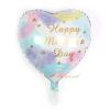 24pcs Happy Mother's Day Foil Balloons, Heart Balloons,18inch Best Mother's day Day Balloons for Happy Mothers Day Birthday Party Decorations Supplies (white-12) view 2