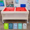 Childrens Factory Mobile Sand & Water Table, Sensory Preschool, Playroom, and Classroom Learning Activities, Nursery & Daycare Furniture, DIY Assembly view 3