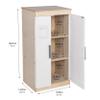 Childrens Factory Wooden Play Refrigerator for Kids and Toddlers  Pretend Fridge with Realistic Design  Preschool Furniture for Classroom or Playroom  19" W x 15" D x 36" H  Assembly Required view 2