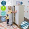 Childrens Factory Wooden Play Refrigerator for Kids and Toddlers  Pretend Fridge with Realistic Design  Preschool Furniture for Classroom or Playroom  19" W x 15" D x 36" H  Assembly Required view 3