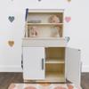 Childrens Factory Wooden Play Kitchen Hutch - Kids & Toddlers Pretend Fridge - Realistic Design & Feature - Pre-School Furniture for Classroom or Playroom- 24" W x 15" D x 44" H - Assembly Required view 1