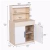 Childrens Factory Wooden Play Kitchen Hutch - Kids & Toddlers Pretend Fridge - Realistic Design & Feature - Pre-School Furniture for Classroom or Playroom- 24" W x 15" D x 44" H - Assembly Required view 2